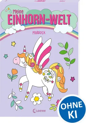 Produktbild von Meine Einhorn-Welt - Malblock