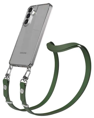 Produktbild von EAZY CASE Handykette magnetisch mit Handyhülle für Samsung Galaxy S26 Plus, Crossbody Handyband 1-1,90m verstellbar mit 2 Ösen in Grün