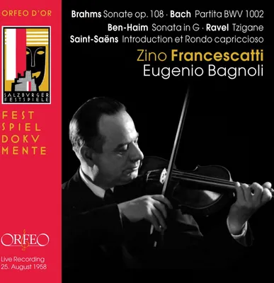Produktbild von Francescatti, Z: Sonate op.108,Partita BWV 1002,Sonata In G,