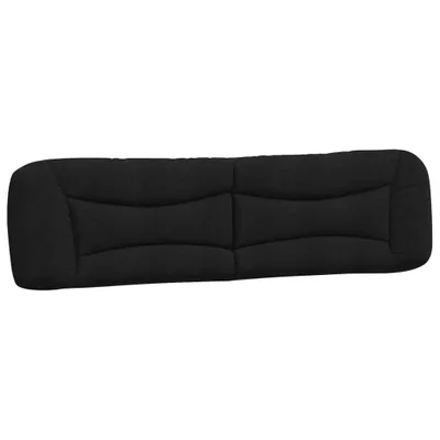 Produktbild von vidaXL Kopfteil-Kissen "Hvar" Schwarz 200 cm Stoff