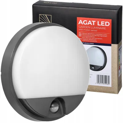 Produktbild von Adviti AD-OP-6112GLPMR4 LED Außenwandleuchte mit Bewegungsmelder 15W
