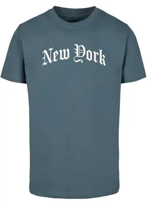 Obrázek produktu pro Pánské tričko Mr. Tee New York Wording Tee dustyblue - M