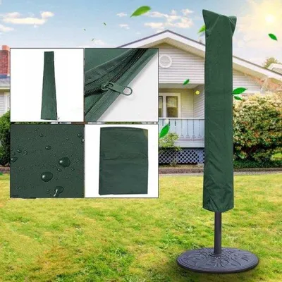 Obrázok produktu pre Vodotesná záhradná markíza 190 x 96 cm, zelená, polyetylén