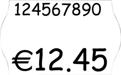 Produktbild von METO Preisetiketten weiß ablösbar 26,0 x 16,0 mm, 18 Rollen