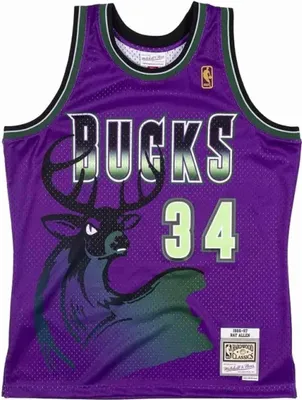 Zdjęcie produktu dla Koszulka Mitchell & Ness SMJYCP19294-MBUPURP96RAL dla Męskie