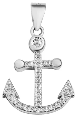 Produktbild von Akzent Damen Anhänger Ranim "Ranim" aus 925 Sterlingsilber, rhodiniert, langlebig