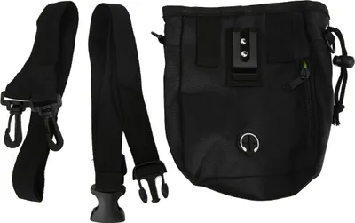 Produktbild von Hüfttasche für Hundetraining, multifunktionale Leckerli-Tasche mit Umhängeband und Gürtel für Trockenfutter und Spielzeug