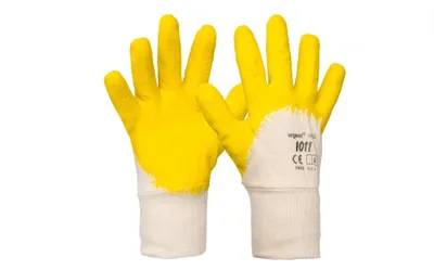 Produktbild von 12 Paar Arbeitshandschuhe Sicherheit Handschuhe Garten Industrie 1011 Gr. 10