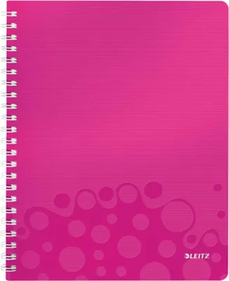 Produktbild von Leitz WOW, Pink, A5, 80 Blätter, 80 g/m², Kariertes Papier