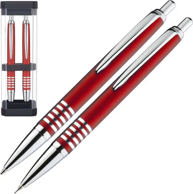 Produktbild von Schreibset / aus Metall / bestehend aus Druckbleistift und Druckkugelschreiber