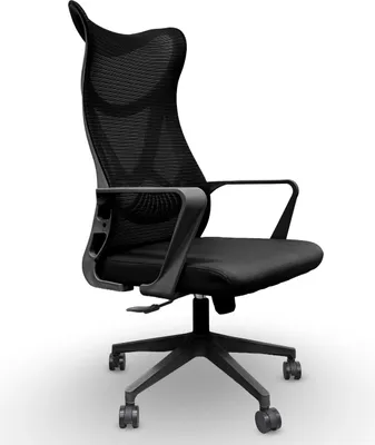 Zdjęcie produktu dla Krzesło biurowe regulowany obrotowy fotel biurowy ergonomiczny KB113 Czarny