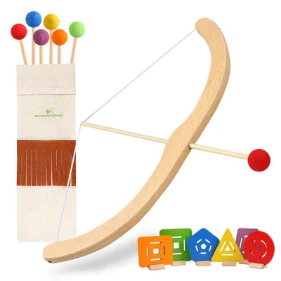Produktbild von Bogenkönig Bogenschieß-Set Holz 12-tlg.