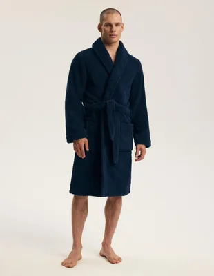 Productafbeelding van Badjas Henderson, klassiek model met riem, gemaakt van 100% polyester, maat 3XL