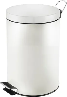 Obrázek produktu pro Kbelík na tříděný odpad s pedálem, objem 20 litrů, bílý