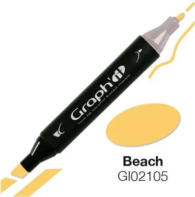 Produktbild von Graph'It Marker mit Doppelspitze - Strand