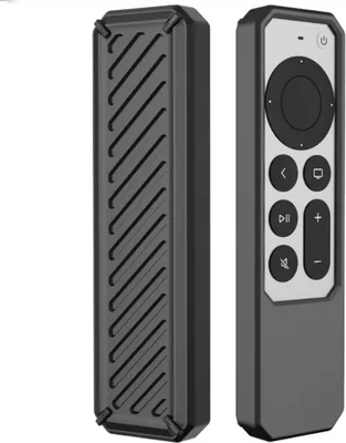 Zdjęcie produktu dla INF Etui silikonowe do pilota Apple TV 4K 2021/2022 Czarny
