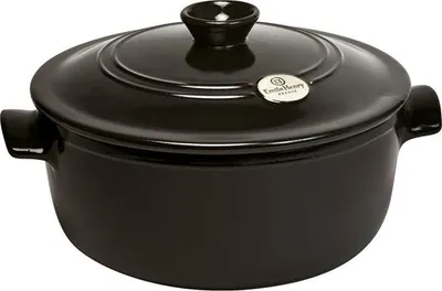 Produktbild von EMILE HENRY Runder Schmortopf Ø 24 cm, 4 l  Fusain EH 4540 79 3289317945403