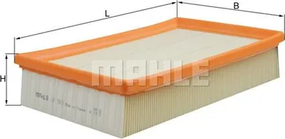 Produktbild von Luftfilter MAHLE LX 1803 für VOLVO V50 (545) Filtereinsatz