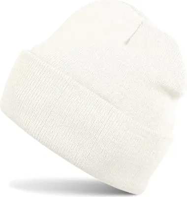 Produktbild von styleBREAKER Kinder Beanie Strickmütze mit breiter Krempe, Feinstrick Mütze doppelt gestrickt, Kindermütze 2-5 Jahre 04024030