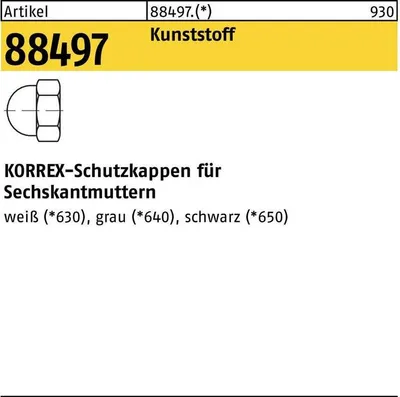 Immagine prodotto di Reyher KORREX tappi di protezione bw f.n M 8 SW13 884976506080000 (100 pezzi)