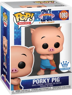 Produktbild von Space Jam - Porky Pig 1093 Exclusive! - Funko Pop! - Vinyl Figur