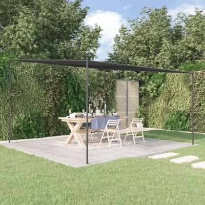 Immagine prodotto di Padiglione antracite 4x4 m Tessuto 180 g/m² e acciaio