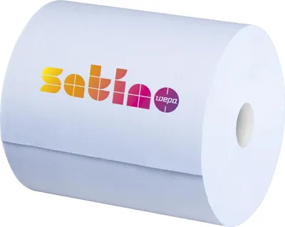 Produktbild von satino by wepa Putzrolle Comfort, 3 -lagig, blau, 350 m (6420782)