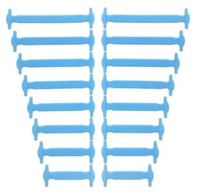 schnuersenkel silikon blau hell