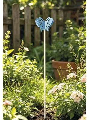 Produktbild von Gartenstecker Schmetterling Lafiora Metall H 115 cm blau