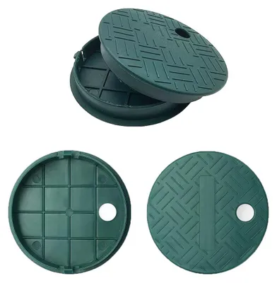 Ventilkastenabdeckung 15 cm, 4er-Pack, rund, für Bewässerungssysteme