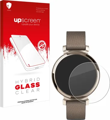 Produktbild von upscreen Schutzglas für Garmin Lily 2 Schutzfolie Panzer Folie Glas Display Schutz klar