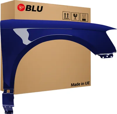 Immagine prodotto di BLU Parafango compatibile con Audi A3 8P II-generation LIFT LZ5J Destra Blau MoroBlau | 2008-2012 | Anteriore | Verniciato | Pronto per il montaggio | Acciaio