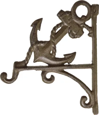 Produktbild von Hakenkonsole aus Metall mit Anker