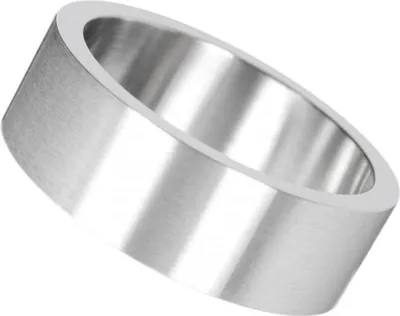 Produktbild von Fingerring: Herren Ring Edelstahl Partnerring 62 (19.7 mm Ø)