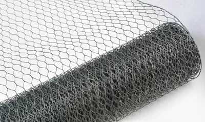 Produktbild von Kaninchendraht Sechseckdraht anthrazit Maschenweite 25 mm - Höhe 750 mm - Länge 15 m