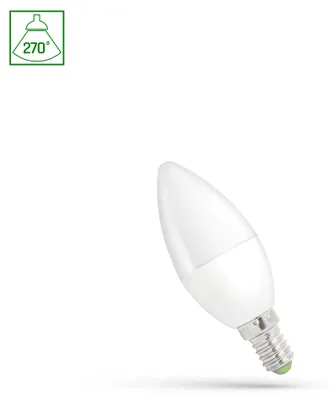 Obrázok produktu pre Spektrum LED žiarovka 1W = 8W E14 matná 90lm teplá biela 3000K 270°