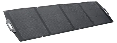 Zdjęcie produktu dla Składany panel solarny o mocy 200W, wysokowydajny (24%) przenośny panel solarny monokrystaliczny z wyjściem MC4, portami USB-A, Type-C i DC, wodoszczelny (IP67), idealny do stacji zasilania, biwakowania i wędrówek