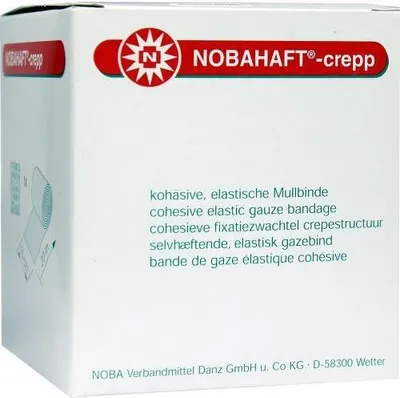 Produktbild von Nobahaft Crepp kohäsive Mullbinde 10 cmx20 m 1 St