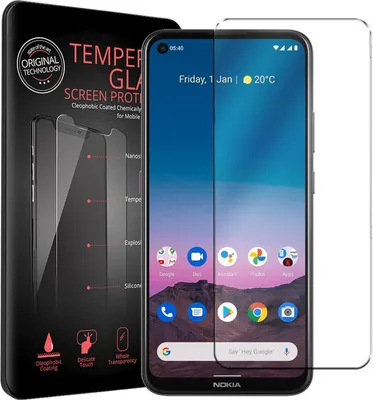 Produktbild von 2x Conie Glasfolie für Nokia 5.4 Displayschutz Folie Panzer Glas Premium Schutzfolie Set Blasenfrei