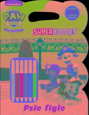 Immagine prodotto di Kolorowanka Psi Patrol SuperKolory z flamastrami