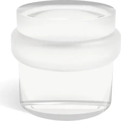Obrázek produktu pro Walteco Dveřní zarážka, průměr 38x30mm, transparentní, samolepicí