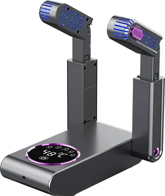 Produktbild von Intelligenter faltbarer Schuhtrockner mit 7-förmigem Design, 150W, geräuscharm, 3-stufige Zeitschaltuhr, 48°C Trockner Stiefeltrockner
