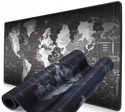 Produktbild von Mauspad Schutzunterlage für den Schreibtisch Gaming Weltkarte 80X30 Retoo