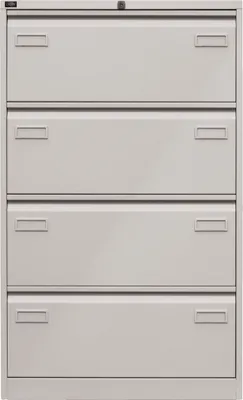 Produktbild von Bisley Hängeregistratur Schrank Light - 4 Schübe - Farbe: Lichtgrau
