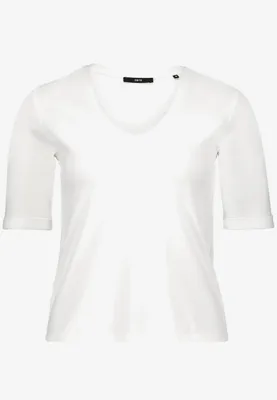 Produktbild von Basic-T-Shirt mit V-Ausschnitt