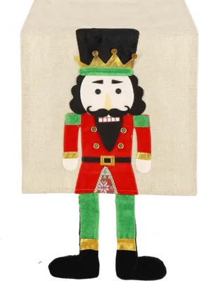 Obrázek produktu pro Vánoční ubrus 180x33 cm Louskáček, vánoční dekorace
