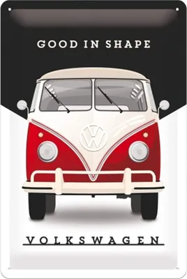 Produktbild von Nostalgic-Art - Blechschild 20 x 30cm - Volkswagen - VW Bulli - Good In Shape