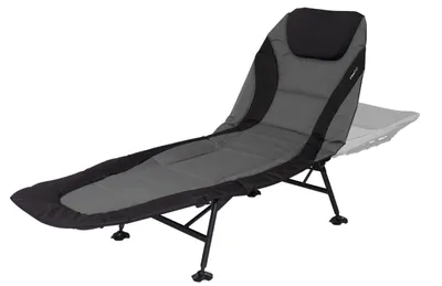 Obrázek produktu pro Eurotrail ETCF0085, Jednolůžkové, 120 kg, 7,4 kg, Černá, Šedá, Polyester