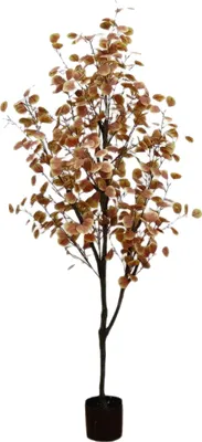 Produktbild von Künstlicher Eukalyptusbaum, Herbstlaubfarbe, mehrere Höhen, einfache Pflege, 180cm