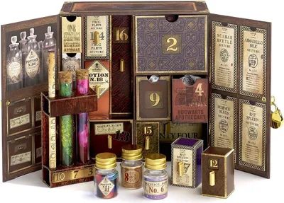 Produktbild von Harry Potter Potions Adventskalender 2025 für Frauen silberfarben Fan-Merch Weihnachten Onesize langlebig Fan & Funmerch Uni Muster Geschenkidee